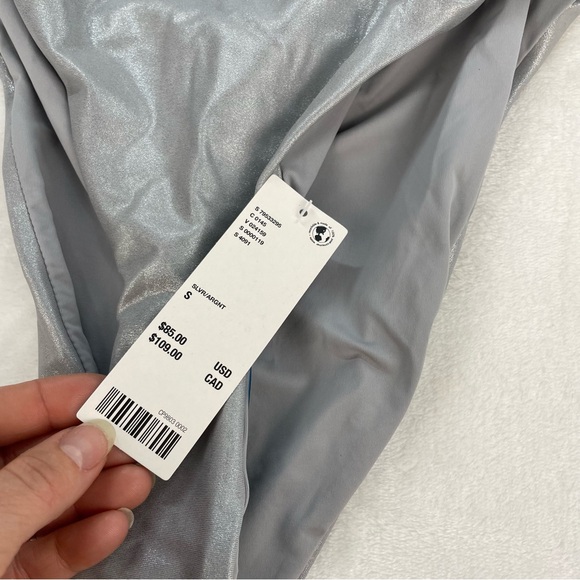 Out From Under Marina Metallic One-Piece Swimsuit • Silver | NWT | Size Small - Picture 5 of 6